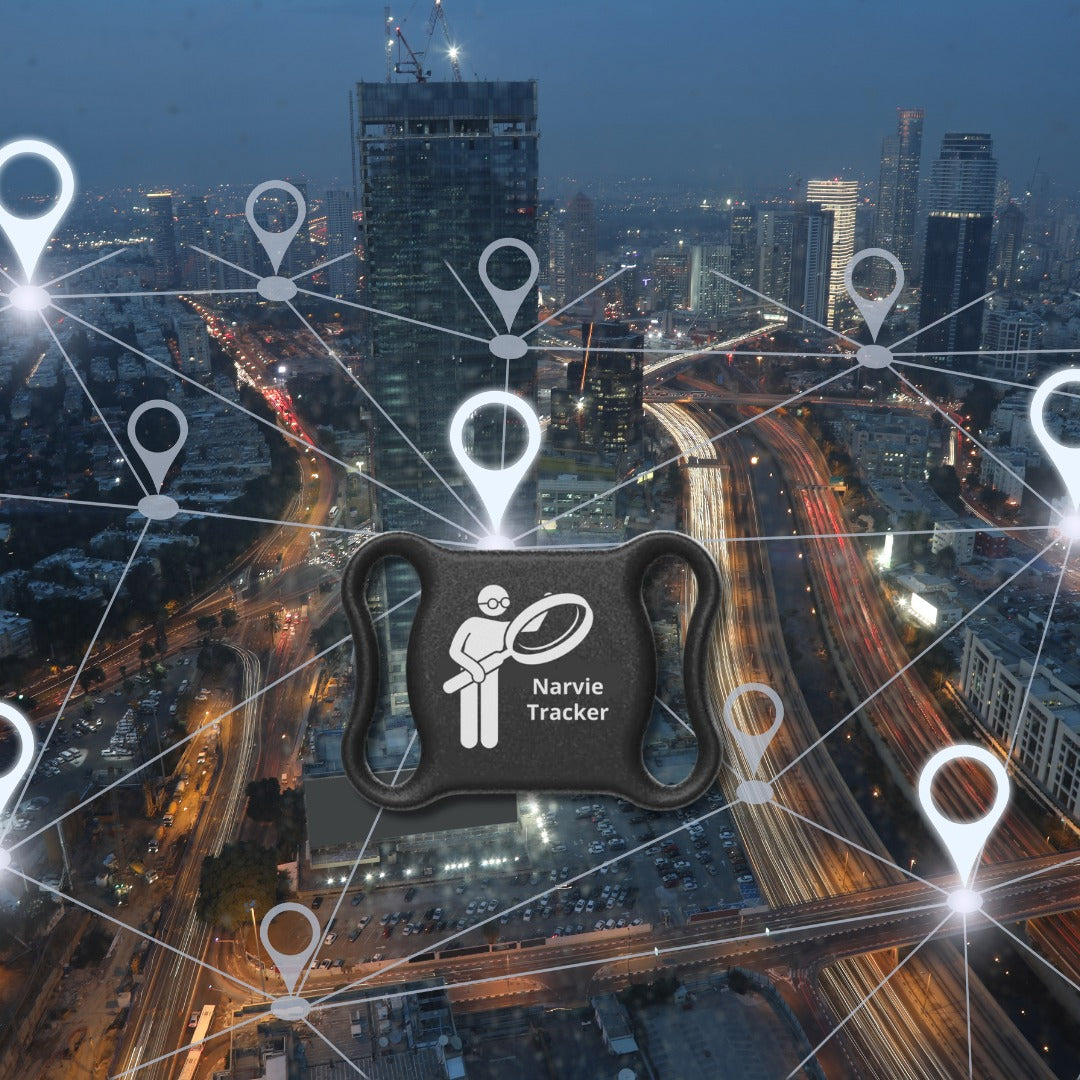 Travel worry-free with the Bluetooth GPS tracker for your suitcase from Narvie Tracker